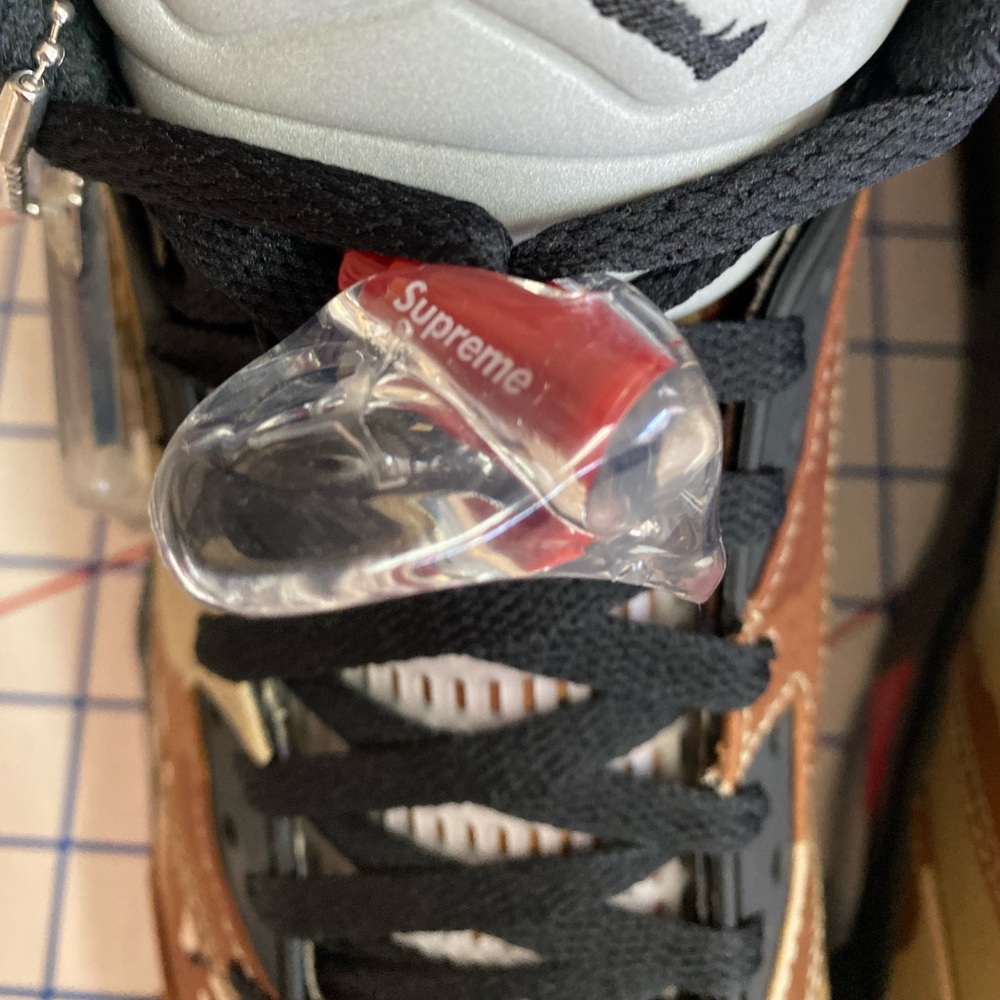🥺2015 Jordan 5 Retro Supreme Desert Camo Men’s 10 - Picture 7 of 16